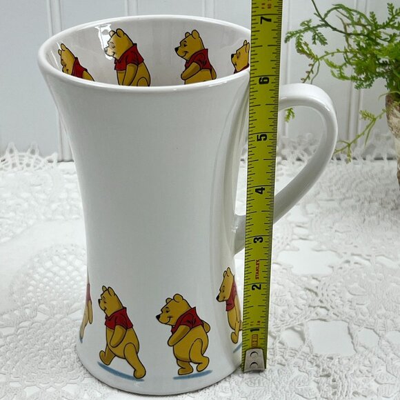 Disney Store Winnie The Pooh Ceramic Large Coffee Tea Mug 6" White - Picture 8 of 8